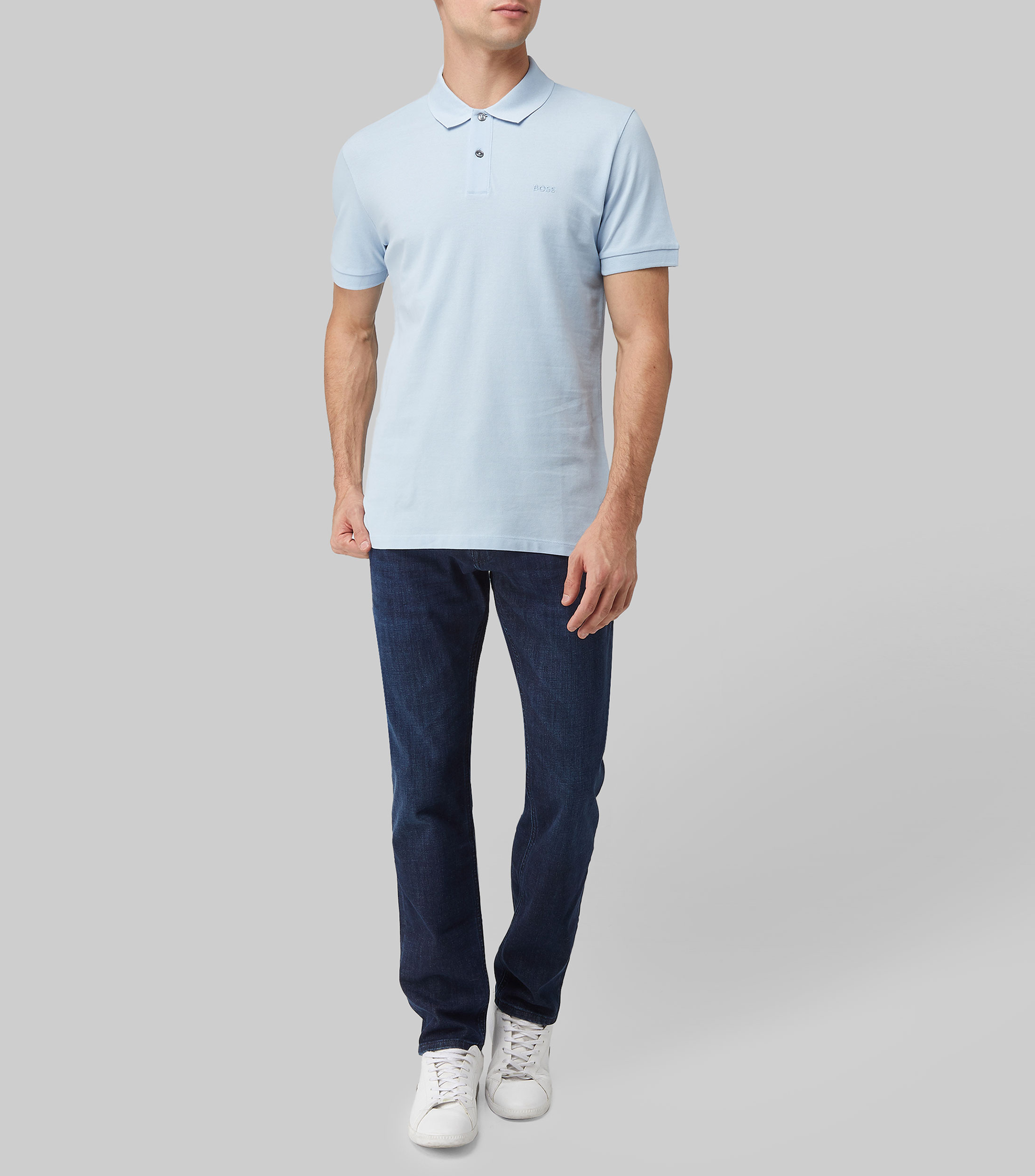 Playera tipo Polo manga corta Hombre